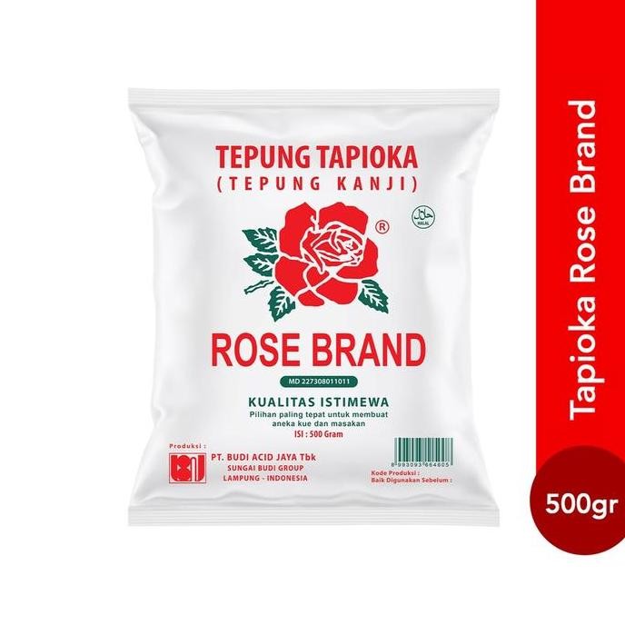 

Terlaris Tepung Tapioka / Kanji Rose Brand Mawar 500Gr 500 Gram