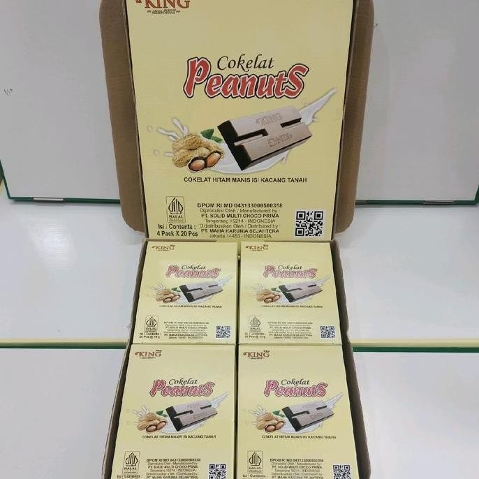 

Cokelat Compound Hitam Manis isi Kacang Mede Chocolate Cashew Kurma Peanuts Bisco Hazelnut Dus