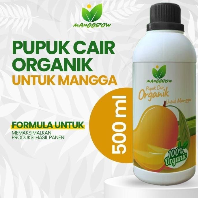 

Terlaris Manggrow Fruit - Pupuk Cair Organik Khusus Mangga 500 Ml 1000 Ml