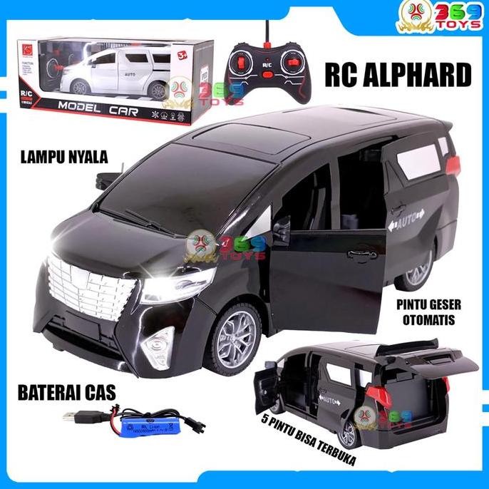 Miliki Mobil Rc Alphard Pintu Otomatis Tutup Buka Baterai Charge
