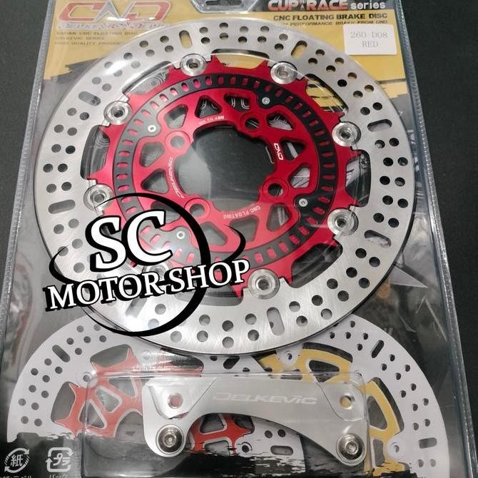 Piringan cakram depan DELKEVIC 260mm vario 160 abs