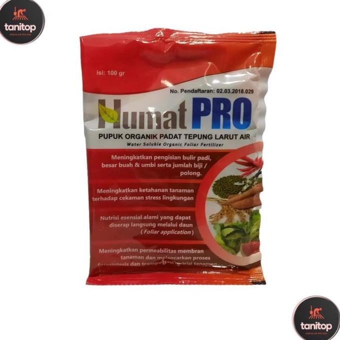 

Terlaris Pupuk Organik Humatpro 100 Gram Non Kimia 100%