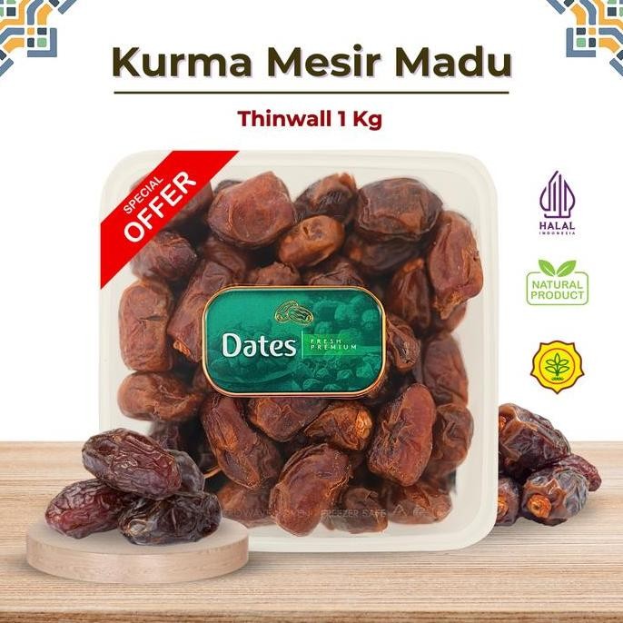 

Kurma Mesir Madu 1 Kg | Jumbo Manis Kurma Arab Oleh Oleh Haji Umroh