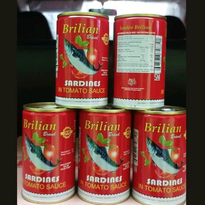 

BELI 4 GRATIS 1 Ikan sarden kaleng brilian saos tomat 155grSiap Masak