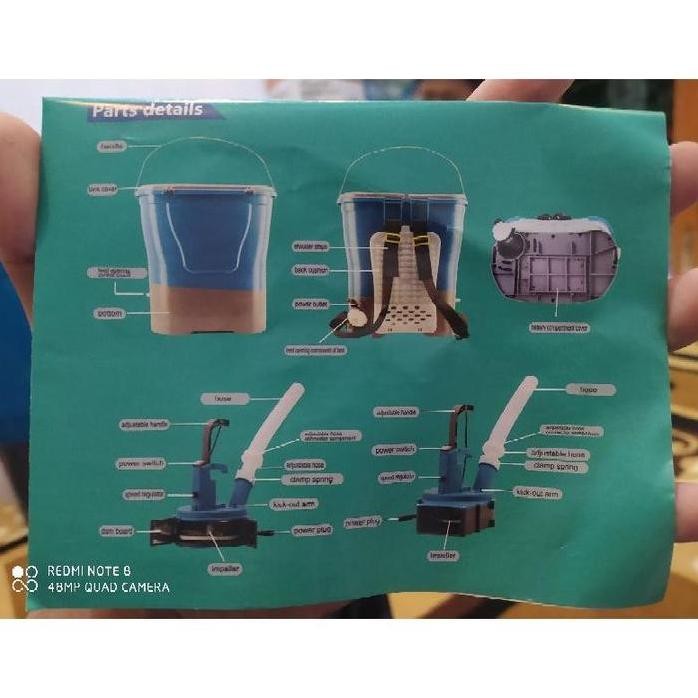 Terlaris Fertilizer 20 L Alat Tebar Pupuk Elektrik Fertilizer Spreader 20 L Alat Pemupuk Elektrik Pe