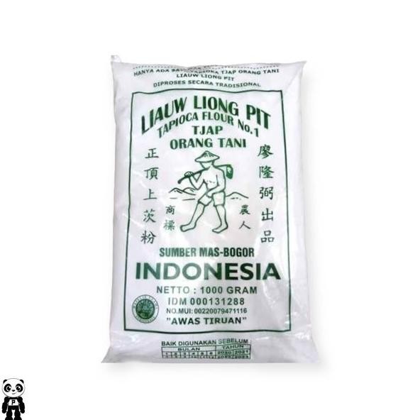 

Terlaris Akbar Tepung Tapioka Liauw Liong Pit 1Kg Tepung Kanji Cap Orang Tani