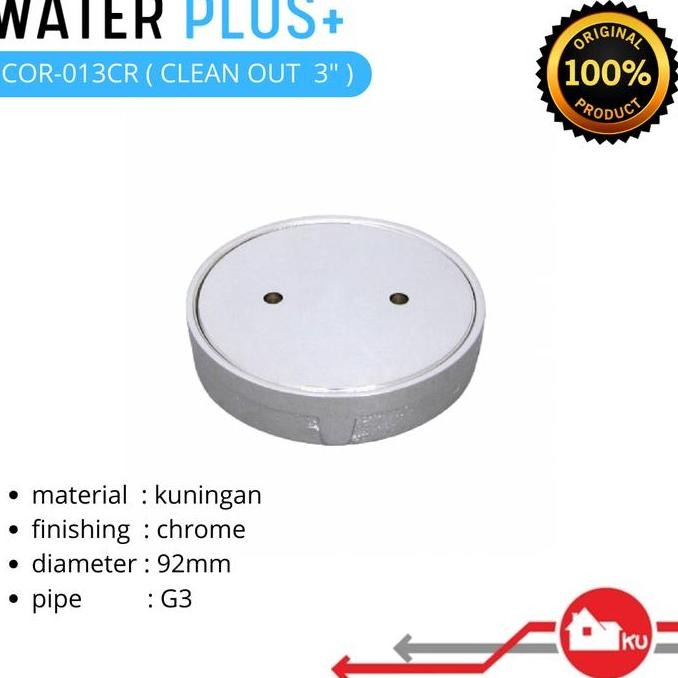 Clean Out 3 Inch WATERPLUS COR 013CR