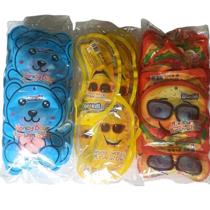 

MARSHMALLOW BERKARAKTER BRAVO PAKET ISI 30pcs (MIX 3 VARIAN)