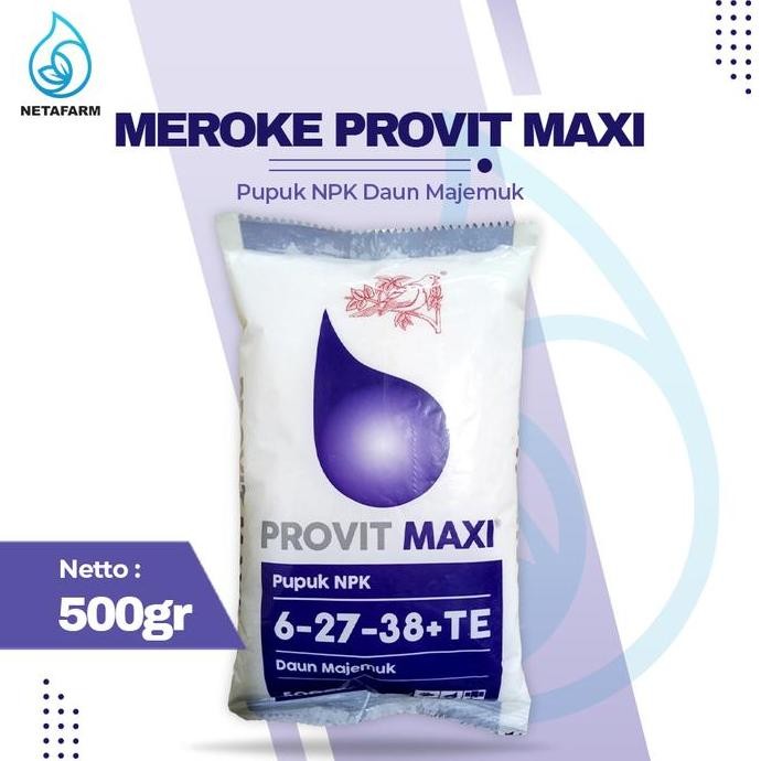 

Terlaris Pupuk Buah Meroke Npk Provit Maxi - 500Gram