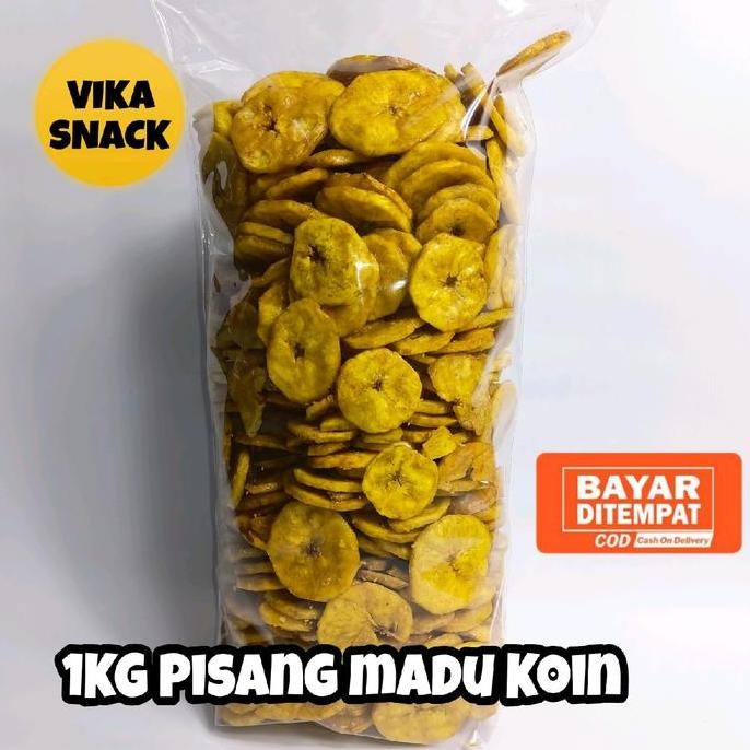 

1KG Kripik Pisang Madu Bentuk Koin