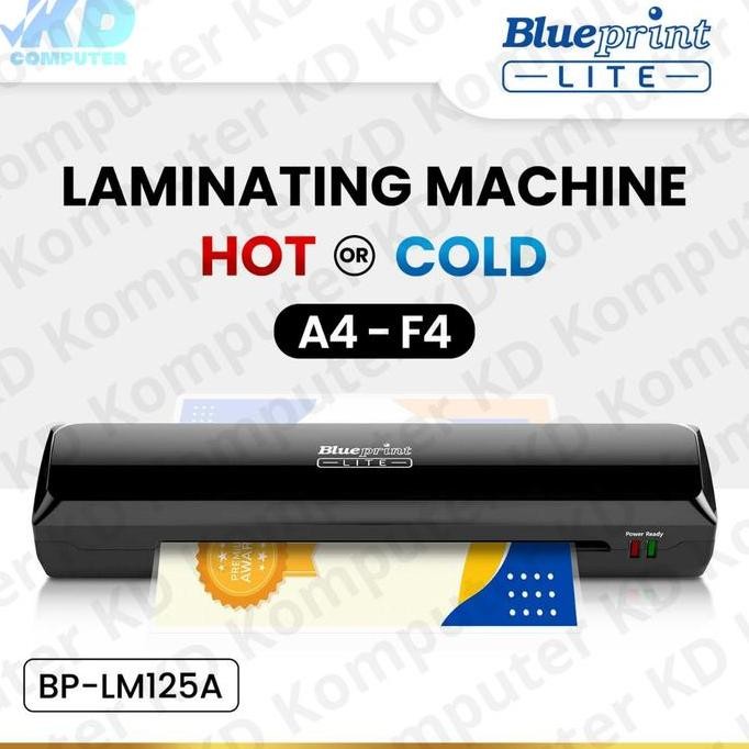 

TERBARU - Mesin Laminating BLUEPRINT LM125A Hot & Cold Laminating Machine A4 F4