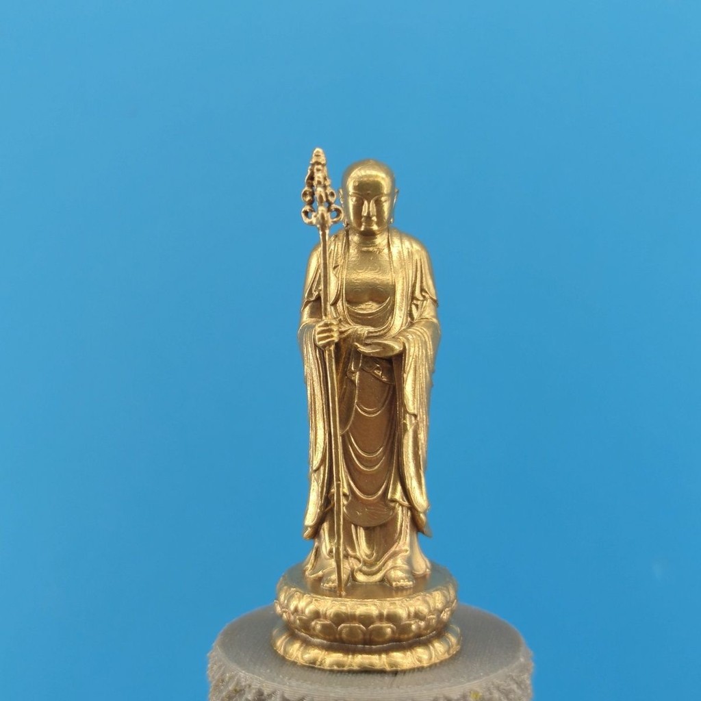 Kuningan Gunung Jiuhuashan Patung Bodhisattva Ksitigarbha Patung Buddha Ksitigarbha Patung Buddha Po