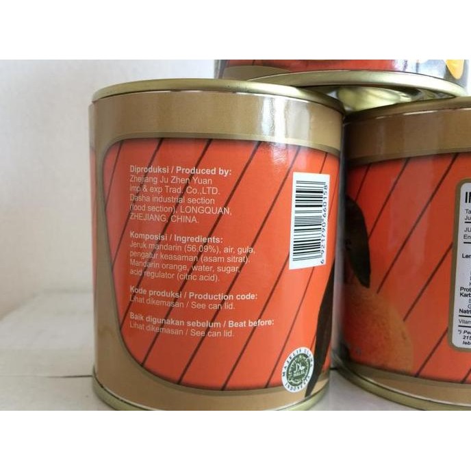 

Wilmond Mandarin Orange ( Jeruk Kaleng ) 312g