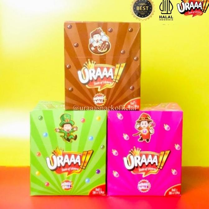 

PAKET USAHA [ISI 60+3] BUNDLE GET 3 BOX SNACKPACK URAAA!! MIX ANEKA KACANG, JAGUNG, OPAK, CHOCO BALL Food Gift