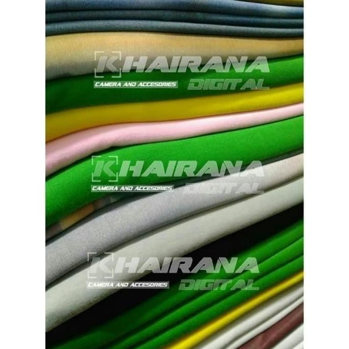 Kain Background Backdrop Studio Foto Green Screen Zoom Besar Hijau 5M New Stok