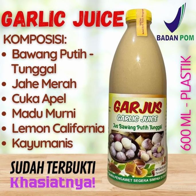 

Asli Jus Bawang Tunggal +Madu +Sari Apel +Jahe Merah +Lemon