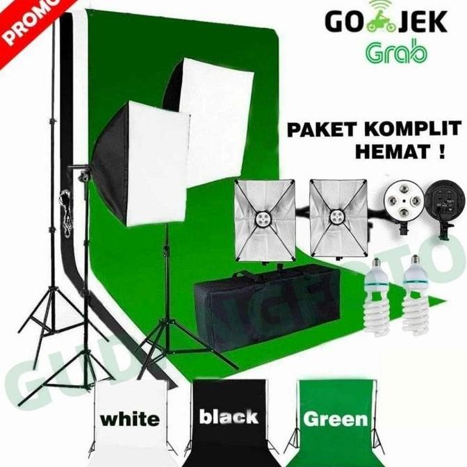 Backdrop Background Lighting Studio Foto Video Set Fr88 New Stok