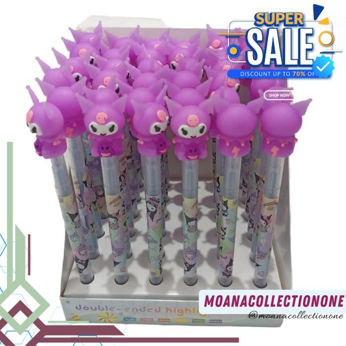 

PULPEN 6 WARNA TINTA KTER KUROMI MELODY 3D LUCU GRATIS ONGKIR