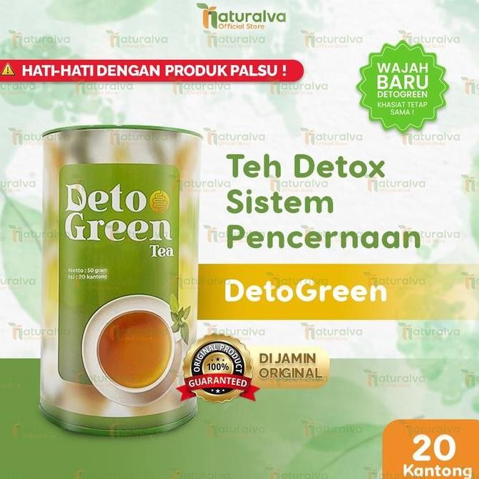 

DetoGreen Tea Teh Detox Sistem Pencernaan Usus Diet Sehat Alami