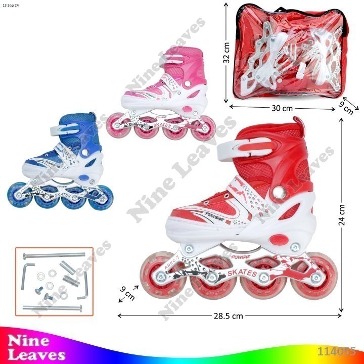 Sepatu Roda Roda Nyala Power Tas