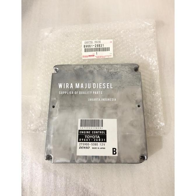 89661-26B31 Ecu Computer Engine Komputer Mesin Toyota Hiace 2005-2014 Orriginal Part