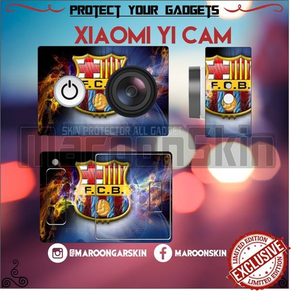 

Terlaris Xiaomi Yi Cam Barcelona Stiker Garskin Premium Not Casing Bisa Custom *Promo*
