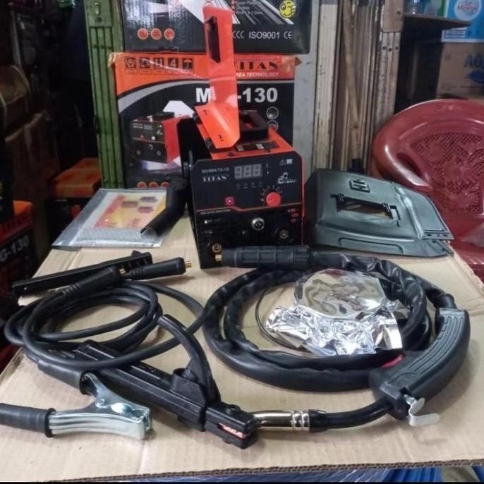 MESIN LAS MIG - MMA -TIG / MESIN LAS TANPA GAS TITAN 130A