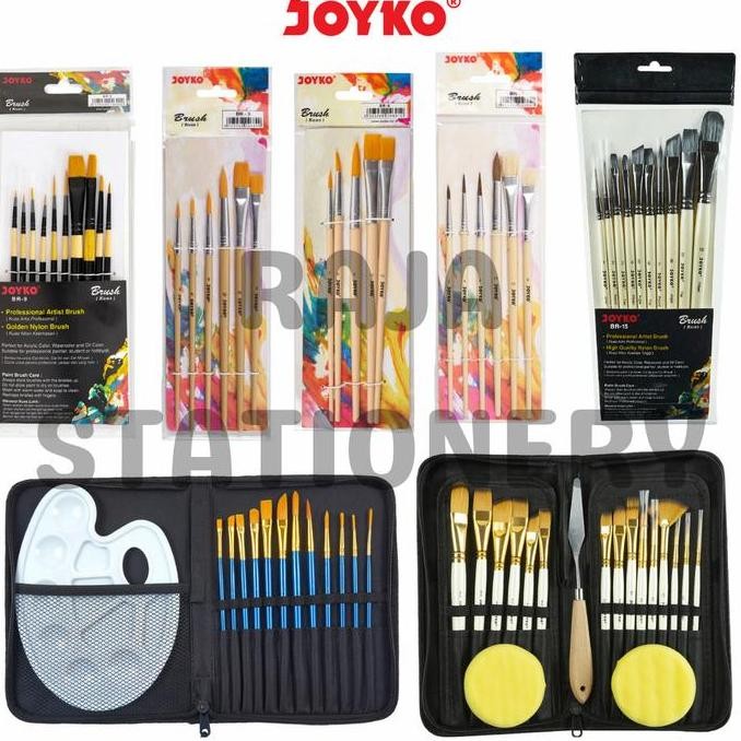 

Joyko Brush Set Acrylic / Set Kuas Lukis Cat Akrilik Air Poster BR JRS