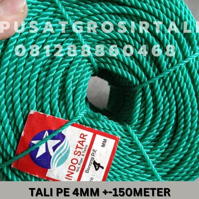 

Tali 4Mm / Tali Tambang 4Mm Pe 1 Rol Premium