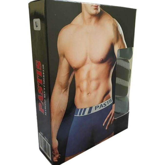 || MONALISA / 3 Pcs Celana Dalam Boxer Pria Pastis / Celana Dalam Pria Pastis ||~~~