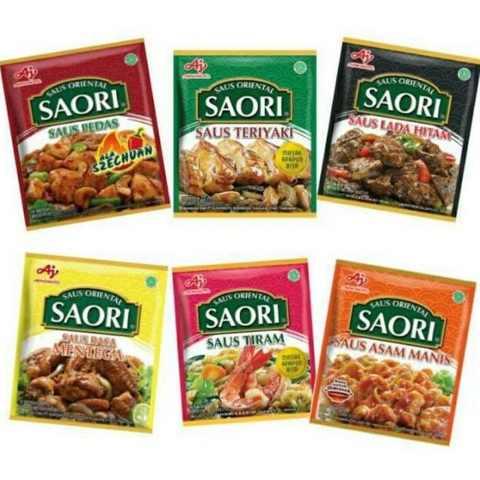 

saus oriental saori rentengan saus tiram teriyaki lada hitam asam manis terlaris