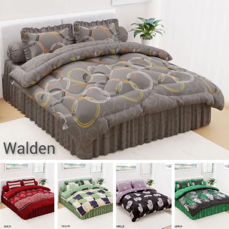 Bed Cover California Sprei Rumbai King dan Queen Etalase 1