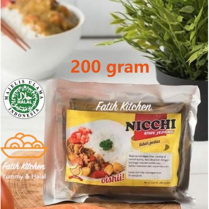 

nicchi bumbu kare jepang 200 gram ayam sapi jamur kaldu non msg terlaris