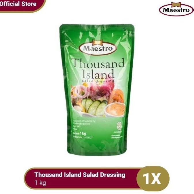 

Diskon! Buy 1 Get 1 Free - Maestro Thousand Island Salad Dressing Pouch 1 Kg
