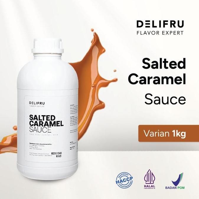 

Tersedia Delifru Salted Caramel Sauce - Topping Saus Karamel Asin 1 Kg