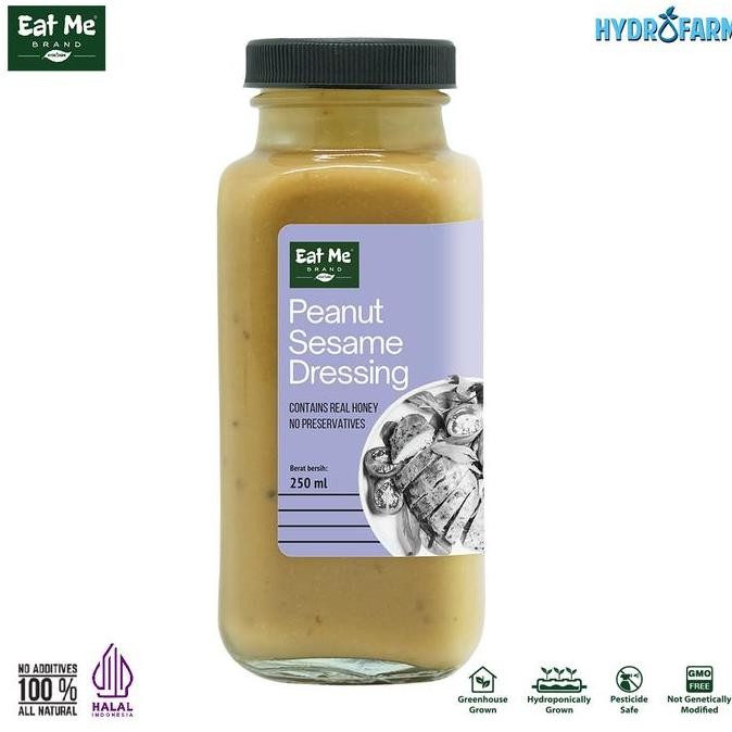 

Tersedia Eat Me Brand - Salad Dressing Homemade Peanut Sesame 250ml