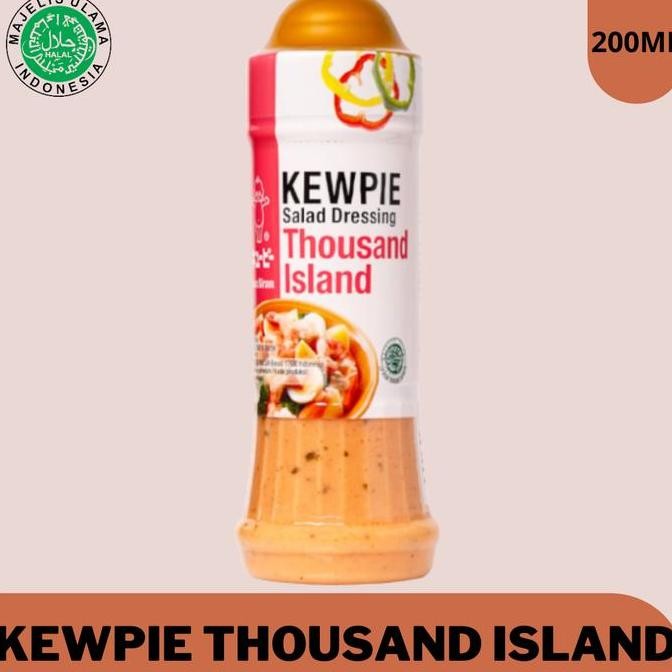 

Ready Saus Salad Dressing Kewpie Thousand Island 200 Termurah Halal Selai Sauce