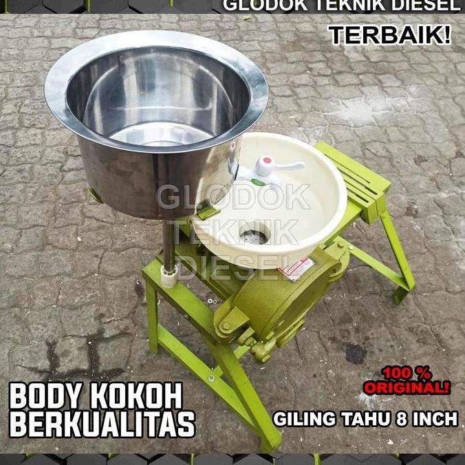 Miliki Mesin Gilingan Tahu 8 Inch + Engine Penggiling Giling Kedelai Tahu 8"