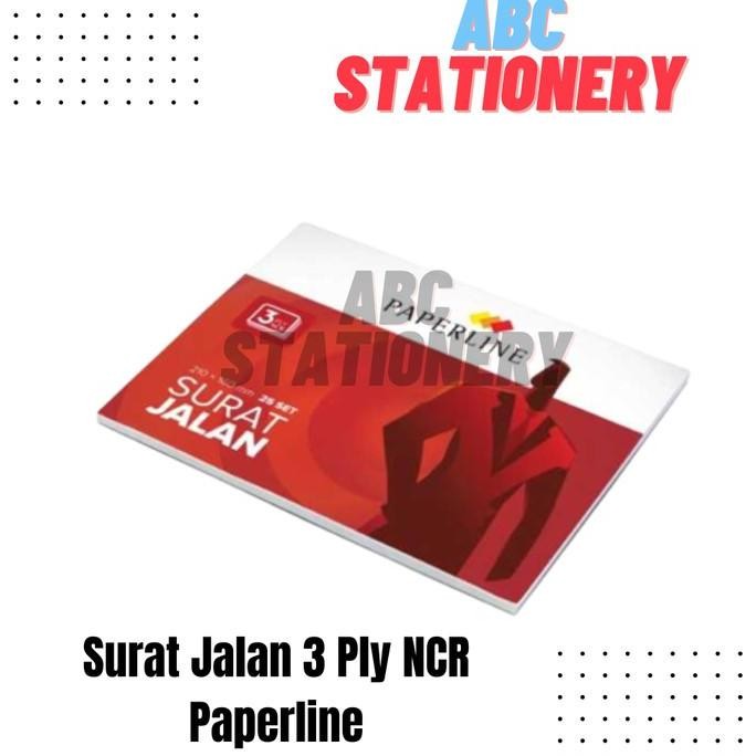 

produk baru!! surat jalan 3 ply ncr paperline (kelipatan 10 buku)