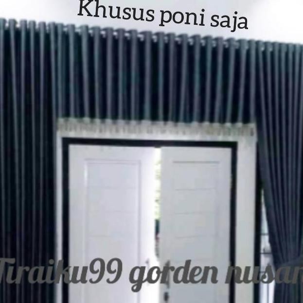 poni gorden lurus pintu tarung minimalis murah Asli