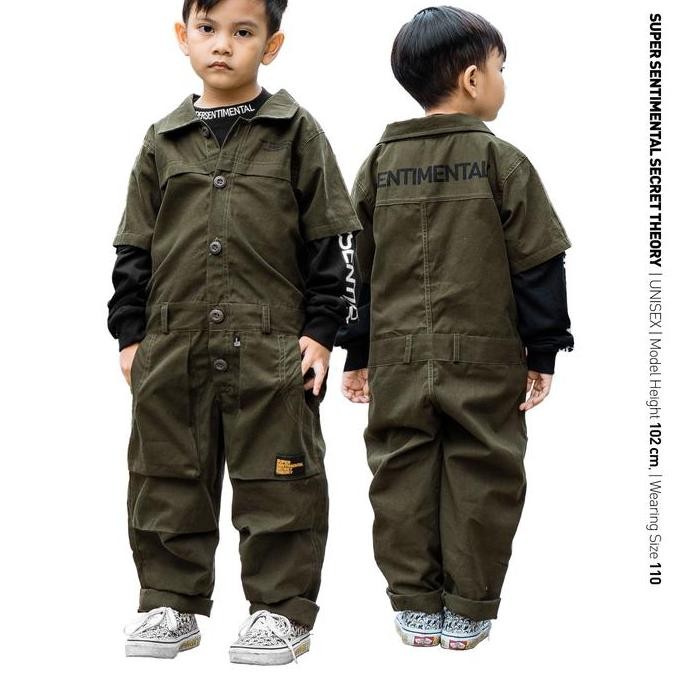 Rosita- Mini Ssst Coverall Shortsleeve Jumpsuit Anak