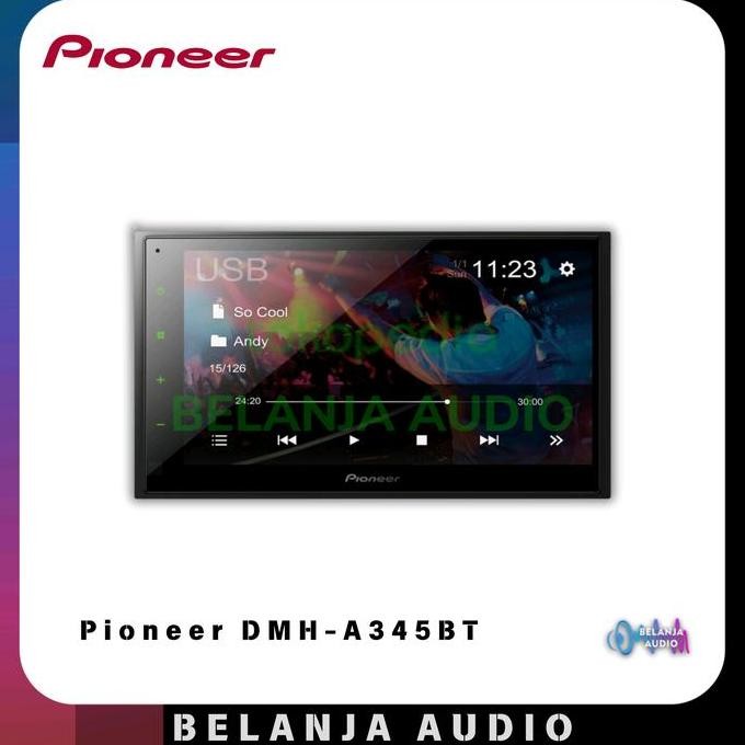 Pioneer Dmh-A345Bt A345Bt Double Din Pioneer Garansi Resmi Promo