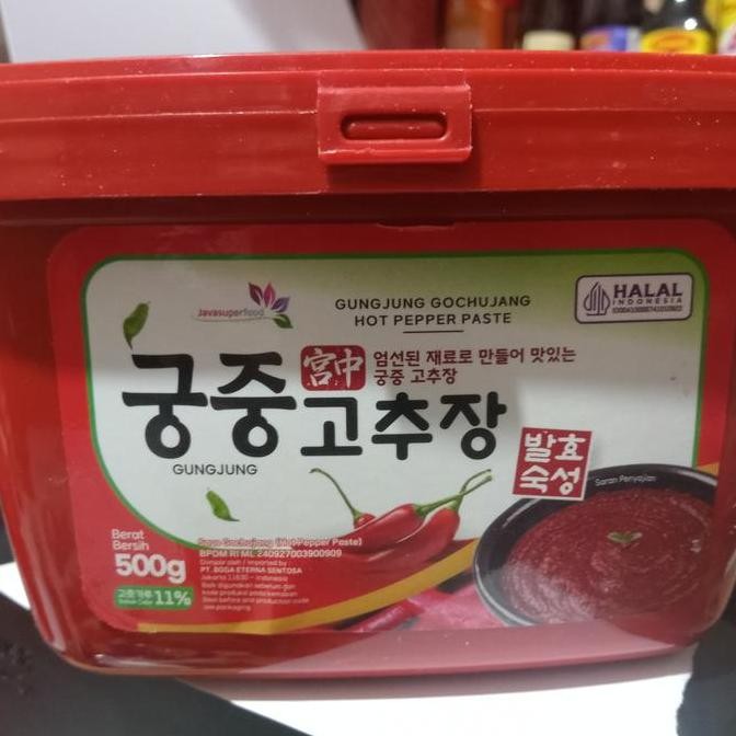 

Tersedia haechandle gochujang halal Red Papper/Saus Gouchujang