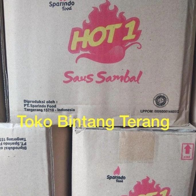 

Diskon! Hot1 / Hot 1 / Hot One Saus Sambal 1 Dus 10Kg (10 X 1Kg)