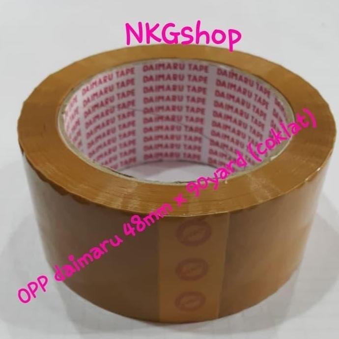 

ready SUPER PROMO !! Lakban Daimaru 2" 48mm x 90yard (1dus = 72roll)