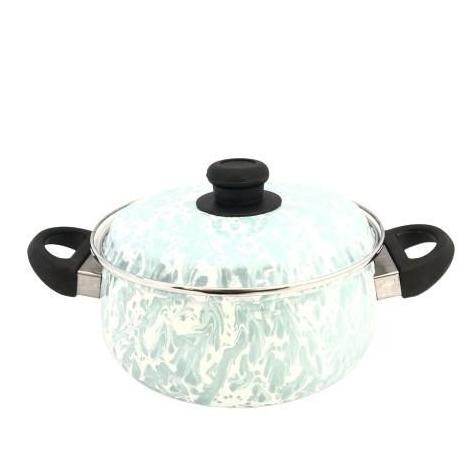 Kedaung Panci Besar Dutch Oven Doreng 20 Cm - Biru Termurah