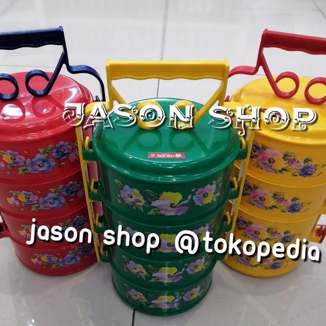 ori - rantang makan lion star susun 4/rantang plastik/rantang lion star