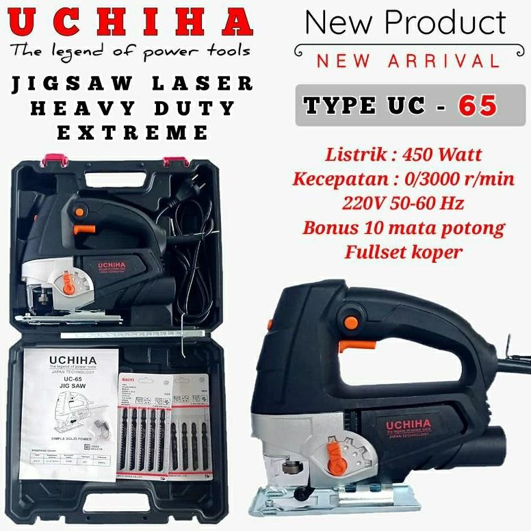 NEW NEW PROMO mesin gergaji triplek mesin gergaji kayu jigsaw uchiha 65MM japan