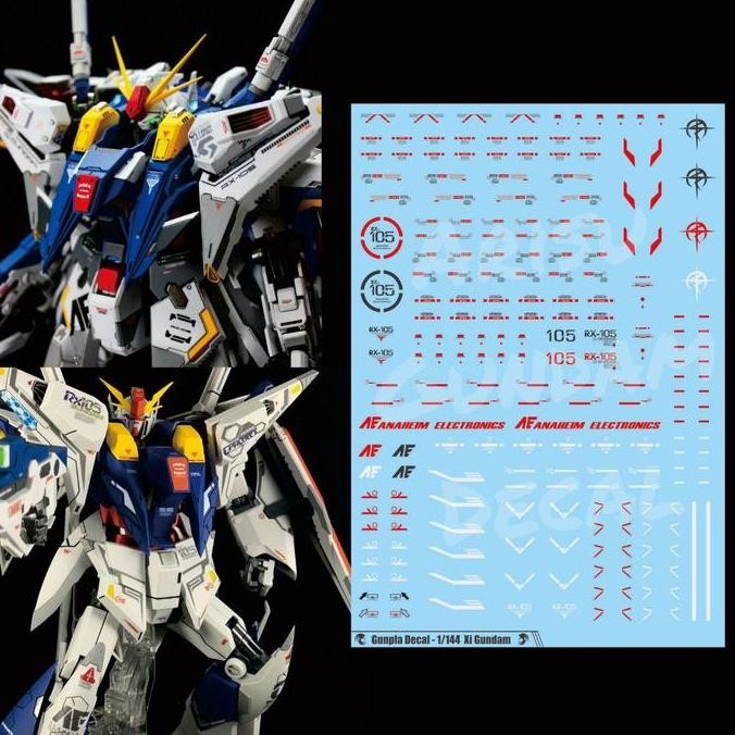 Water Slide Decal Xi Gundam 1/144 HG HGUC