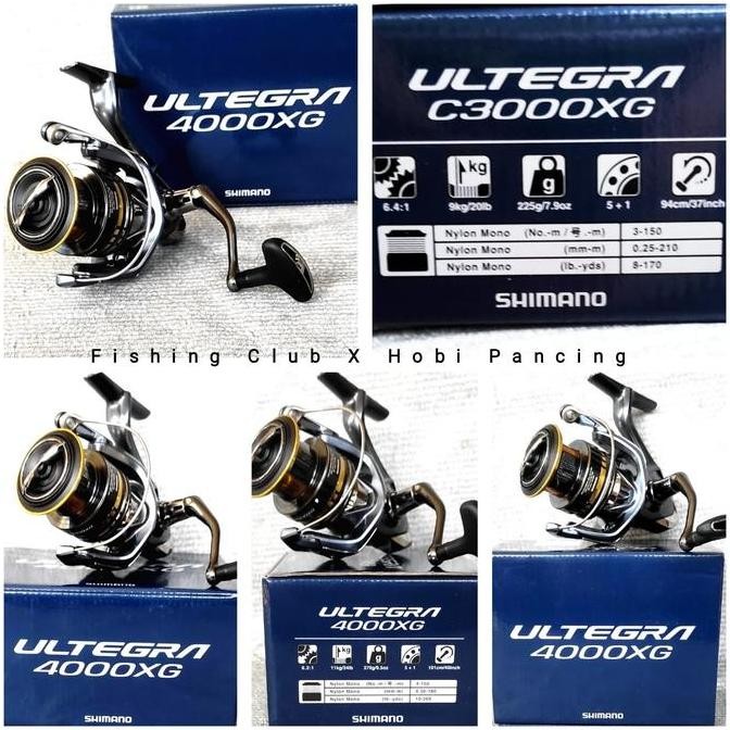 HARGA DISC - Reel Shimano Ultegra FC 2500 HG C 3000 HG XG C 5000 XG Power Handle